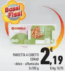 Conad Superstore Pancetta a cubetti CONAD offerta