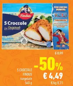 Conad Superstore 5 croccole FINDUS offerta