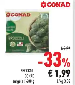 Conad Superstore Broccoli CONAD offerta