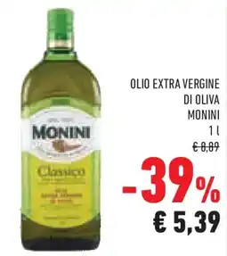 Conad Superstore Olio extra vergine di oliva MONINI offerta