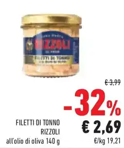Conad Superstore Filetti di tonno RIZZOLI offerta