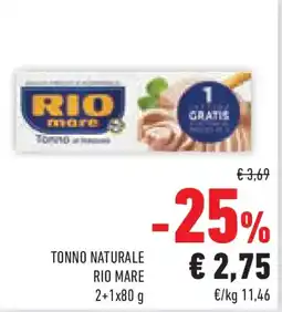 Conad Superstore Tonno naturale RIO MARE offerta