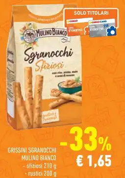 Conad Superstore Grissini sgranocchi MULINO BIANCO offerta