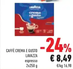 Conad Superstore Caffè crema e gusto LAVAZZA offerta