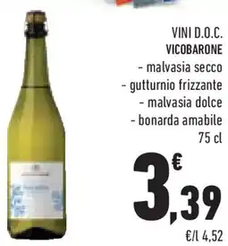 Conad Superstore Vini d.o.c. VICOBARONE offerta