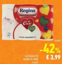 Conad Superstore Regina asciugatutto regina di cuori offerta