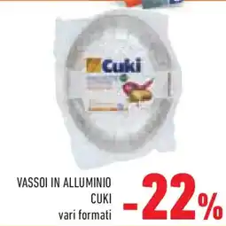 Conad Superstore Vassoi in alluminio CUKI offerta