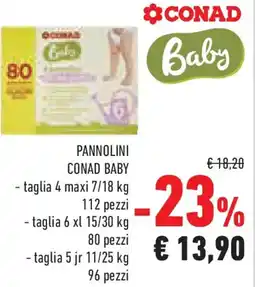 Conad Superstore Pannolini CONAD BABY offerta