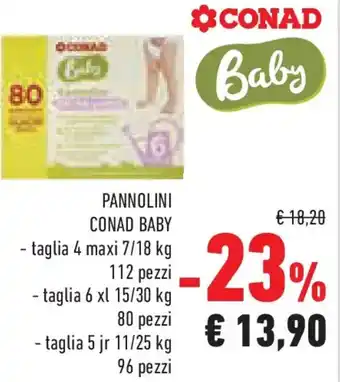 Conad Superstore Pannolini CONAD BABY offerta
