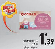 Conad Superstore Salvaslip ultra CONAD offerta