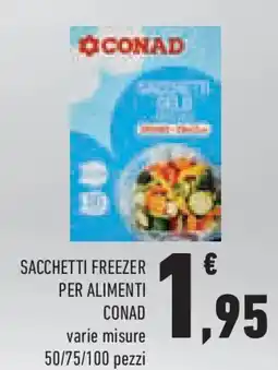 Conad Superstore Sacchetti freezer per alimenti CONAD offerta
