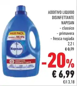 Conad Superstore Additivo liquido disinfettante NAPISAN offerta