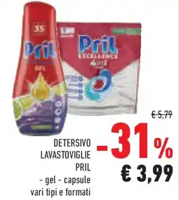 Conad Superstore Detersivo lavastoviglie PRIL offerta