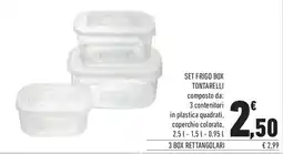 Conad Superstore Set frigo box TONTARELLI offerta