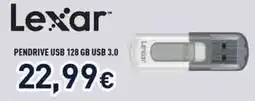 Unieuro Lexar Pendrive USB 128 GB USB 3.0 offerta