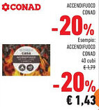 Conad Superstore Accendifuoco CONAD offerta