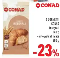 Conad Superstore 6 cornetti CONAD offerta