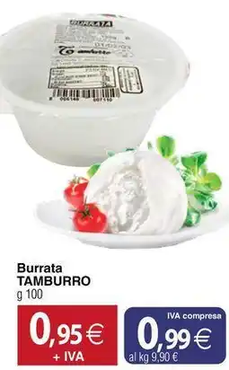 Docks Cash&Carry Burrata TAMBURRO offerta