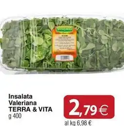 Docks Cash&Carry Insalata Valeriana TERRA & VITA offerta