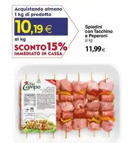 Docks Cash&Carry Spiedini con Tacchino e Peperoni offerta