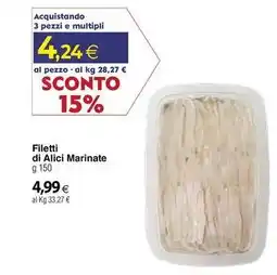 Docks Cash&Carry Filetti di Alici Marinate offerta