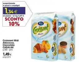 Docks Cash&Carry Croissant Midi Albicocca, Cioccolato CASALINI offerta