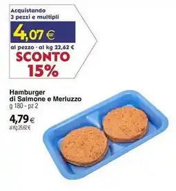 Docks Cash&Carry Hamburger di Salmone e Merluzzo offerta