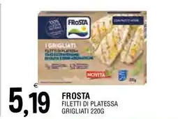 Al Discount Frosta filetti di platessa grigliati offerta