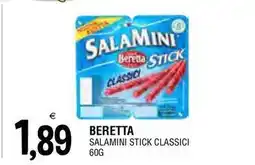 Al Discount Beretta salamini stick classici offerta