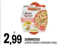 Al Discount Dimmidisi zuppa farro verdure offerta