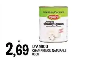 D'amico champignon naturale