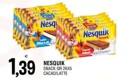Al Discount Nesquik snack cacao/latte offerta