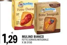 Al Discount Mulino bianco fette dorate/integrale offerta
