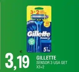 Al Discount Gillette sensor 3 usa get offerta