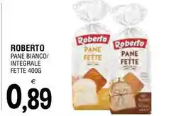 Al Discount Roberto pane bianco/ integrale fette offerta