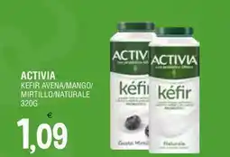 Al Discount Activia kefir avena/mango/ mirtillo/naturale offerta
