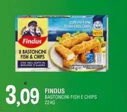Al Discount Findus bastoncini fish e chips offerta