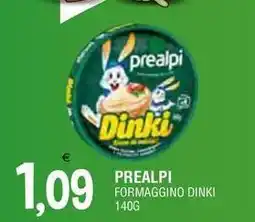 Al Discount Prealpi formaggino dinki offerta