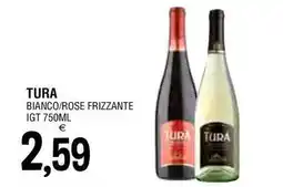 Al Discount Tura bianco/rose frizzante igt offerta