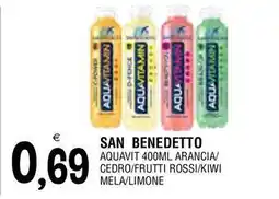 Al Discount San benedetto aquavit arancia/ cedro/frutti rossi/kiwi mela/limone offerta