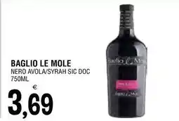 Al Discount Baglio le mole nero avola/syrah sic doc offerta