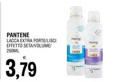 Al Discount Pantene lacca extra forte/lisci effetto seta/volume offerta