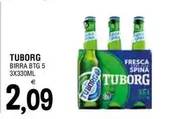 Al Discount Tuborg birra btg 5 offerta