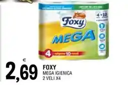 Al Discount Foxy mega igienica 2 veli x4 offerta