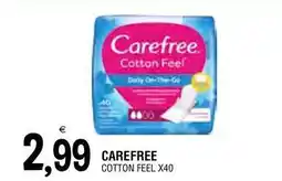 Al Discount Carefree cotton feel x40 offerta