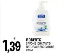 Al Discount Roberts sapone idratante/ naturale erogatore offerta