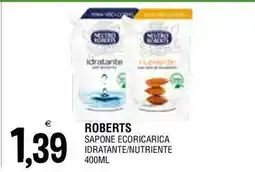 Al Discount Roberts sapone ecoricarica idratante/nutriente offerta