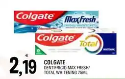 Al Discount Colgate dentifricio max fresh/ total whitening offerta