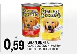 Al Discount Gran bonta cane bocconcini manzo/ pollo e tacchino offerta