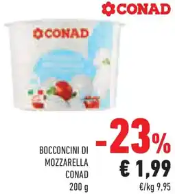 Conad Superstore Bocconcini di mozzarella CONAD offerta